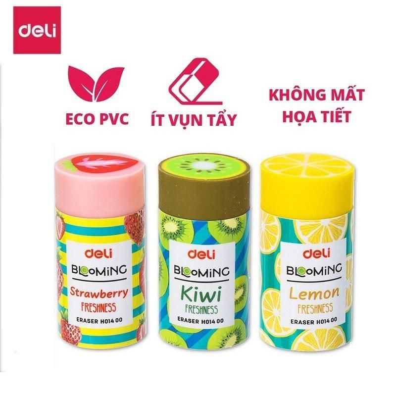 Tẩy Deli trái cây H01400 (hộp 30)