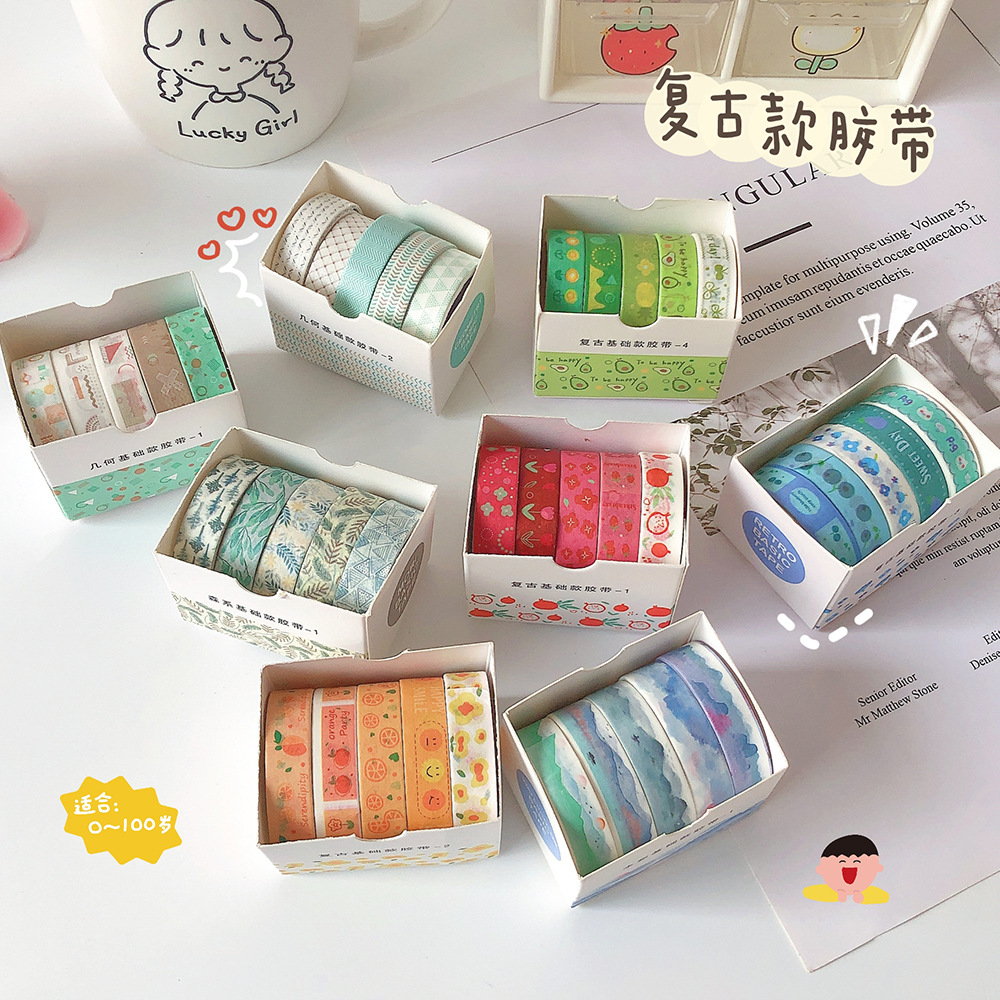 Washi 5 cuộn mới (lốc 12h) (K)