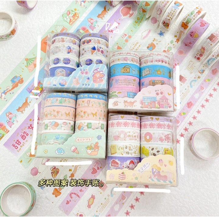 Washi 5 cuộn mới (lốc 12h) (K)