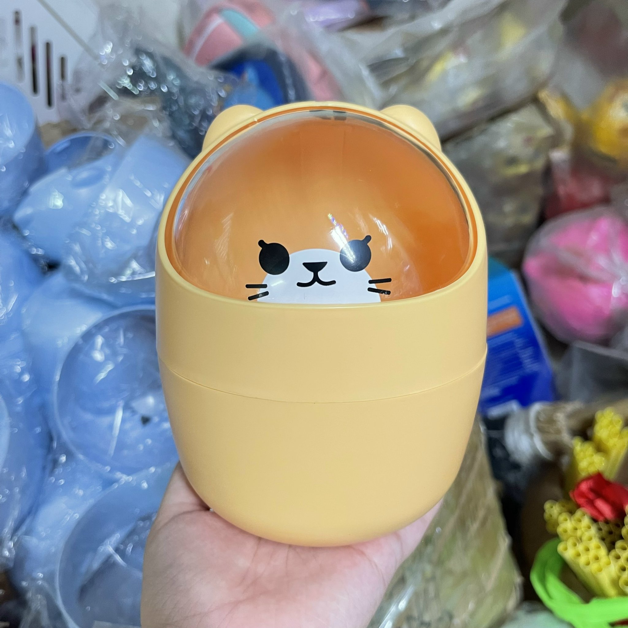 Thùng rác để bàn Chuột Cute nhỏ