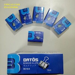 Kẹp đen 19mm Batos