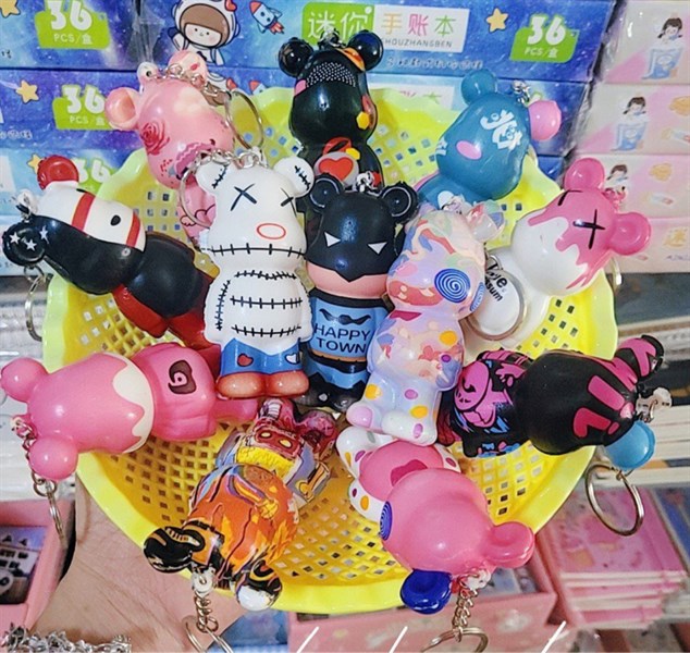 Móc khóa Bearbrick Squishi thơm