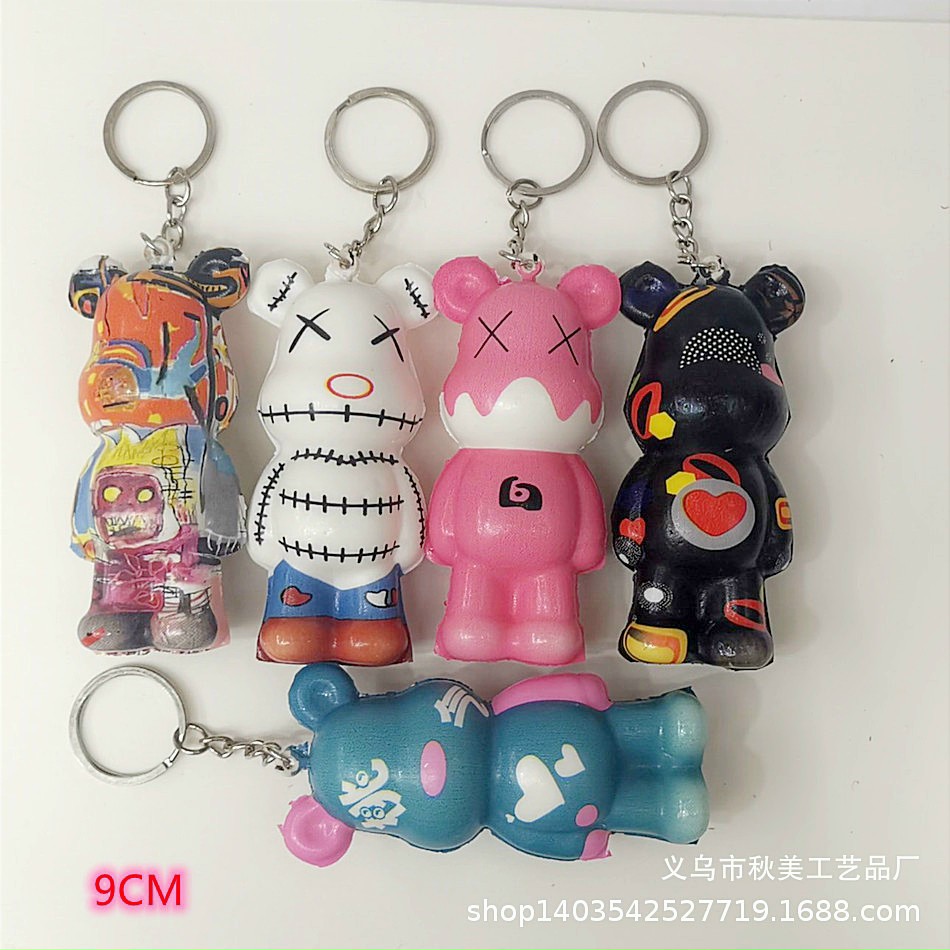 Móc khóa Bearbrick Squishi thơm