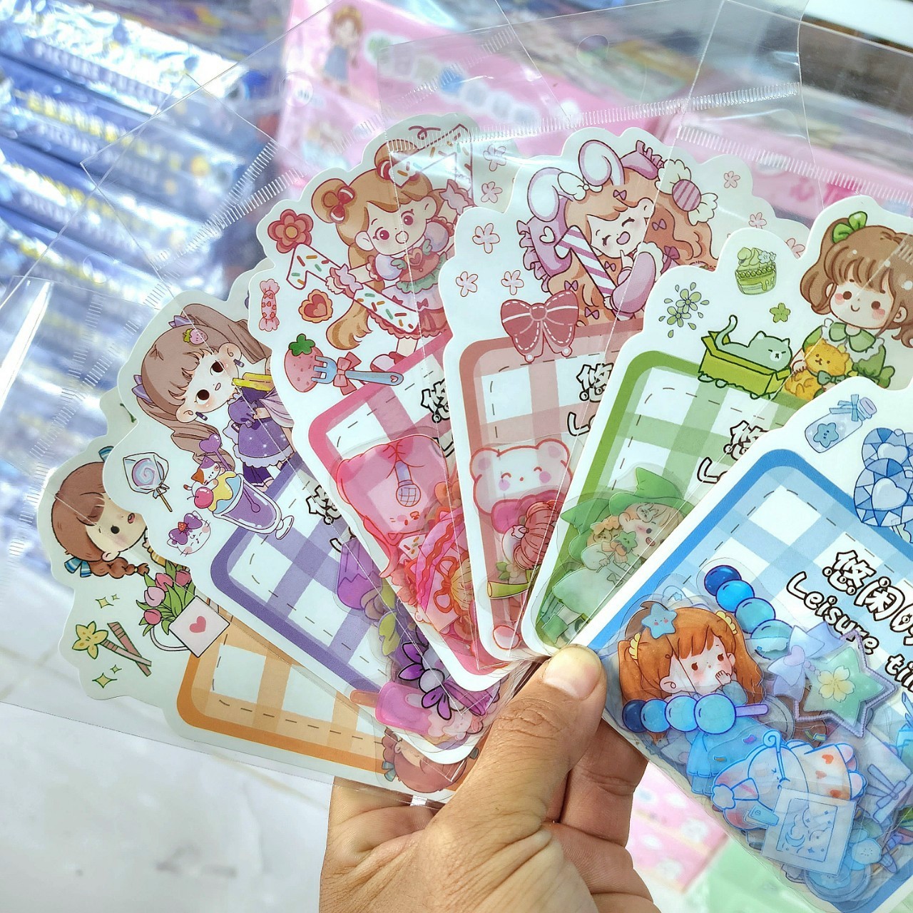 Sticker túi Leisure Time XMAA001(30 miếng)