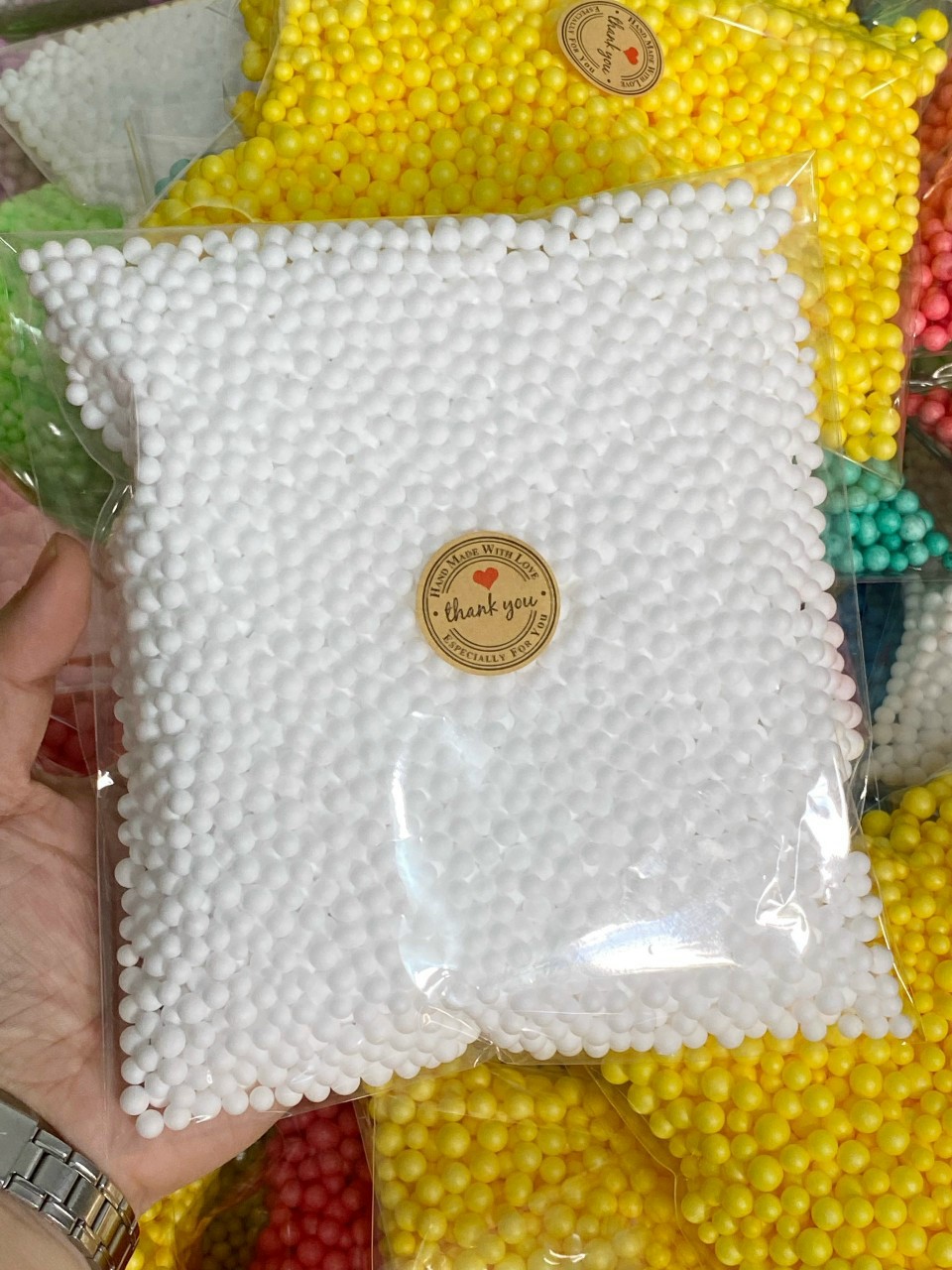 Xốp màu - túi nhỏ 8gr