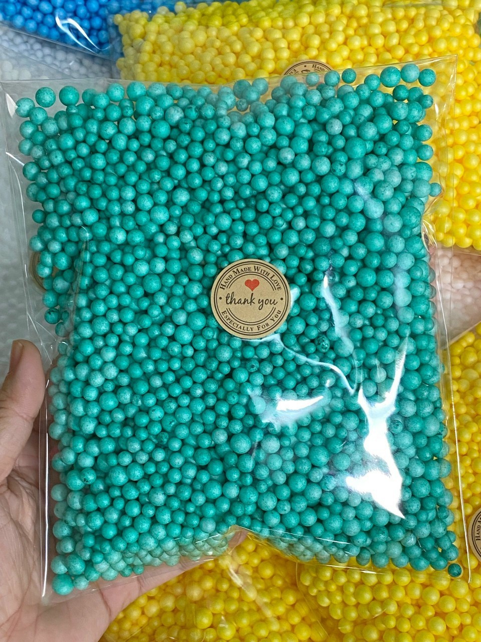 Xốp màu - túi nhỏ 8gr