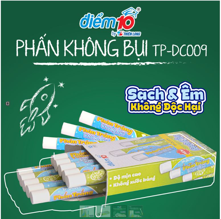 Phấn trắng không bụi TL DC-C009