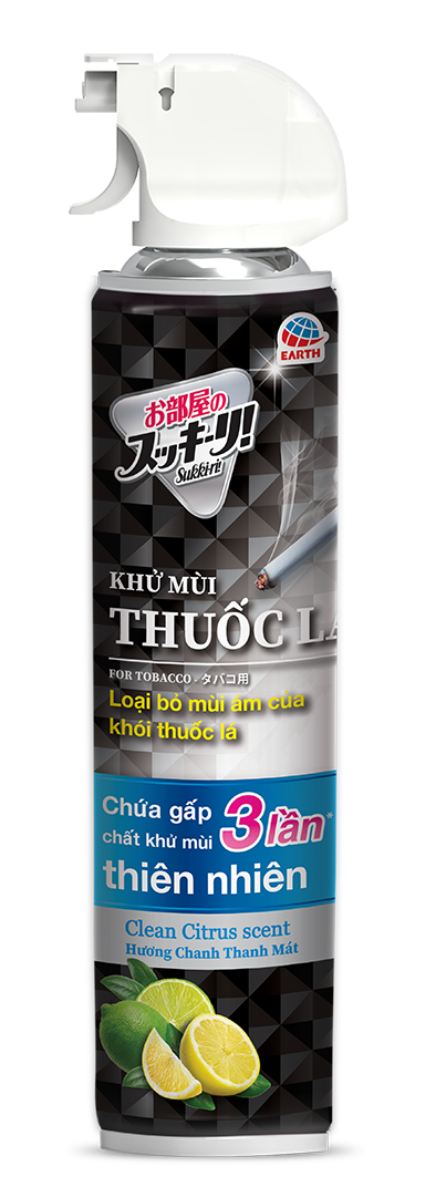 Xịt phòng Sukkiri 320ml vị chanh