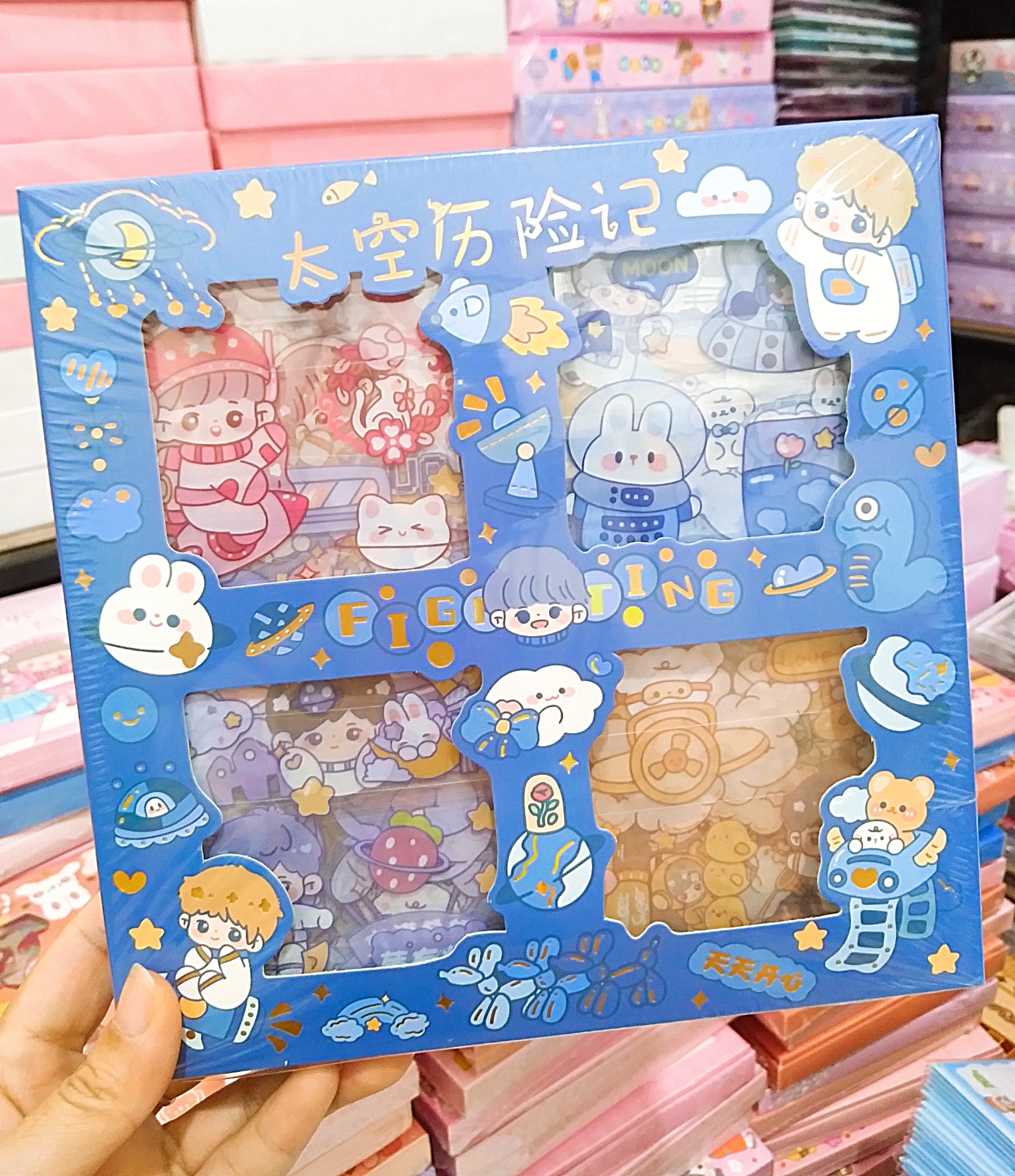 Sticker hộp lớn Q/ZHM01 (100 tấm) (K)