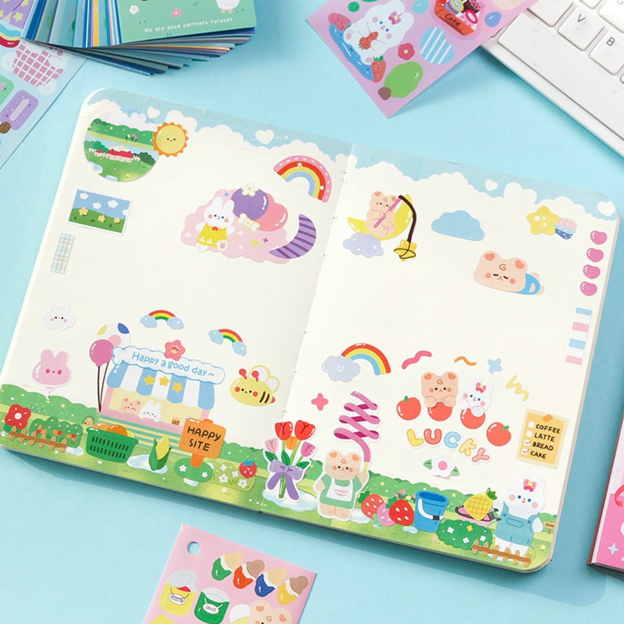 Sticker sổ Cute 24 tờ YSD/FAA