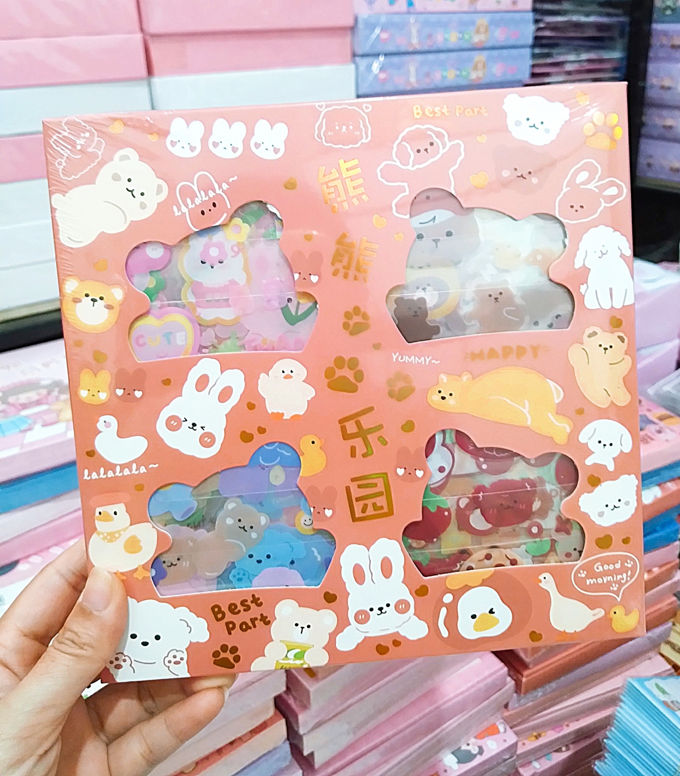 Sticker hộp lớn Q/ZHM01 (100 tấm) (K)