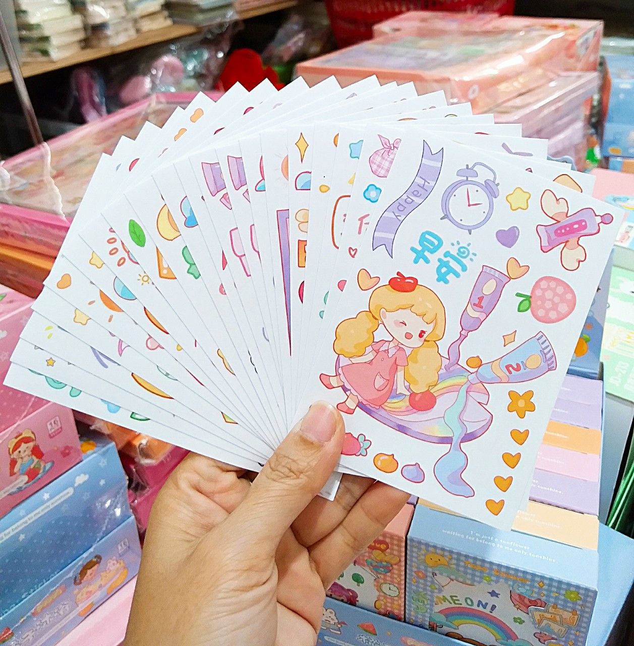 Sticker hộp YD-HZ20-06 (hộp 20 tấm)