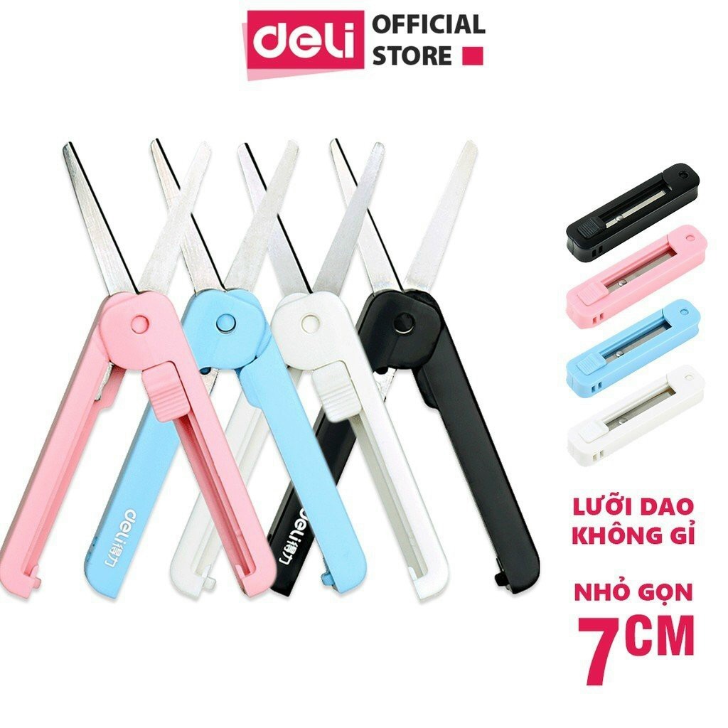 Kéo mini bỏ túi Deli 6072