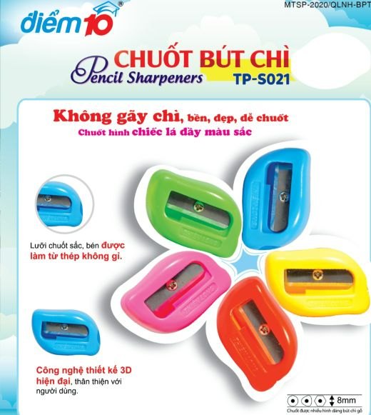 Gọt bút chì chiếc lá TP-S021 hộp 50 cái