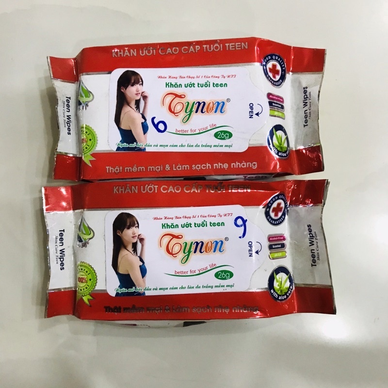 Khăn giấy ướt Teen Wipes nhỏ 20 tờ