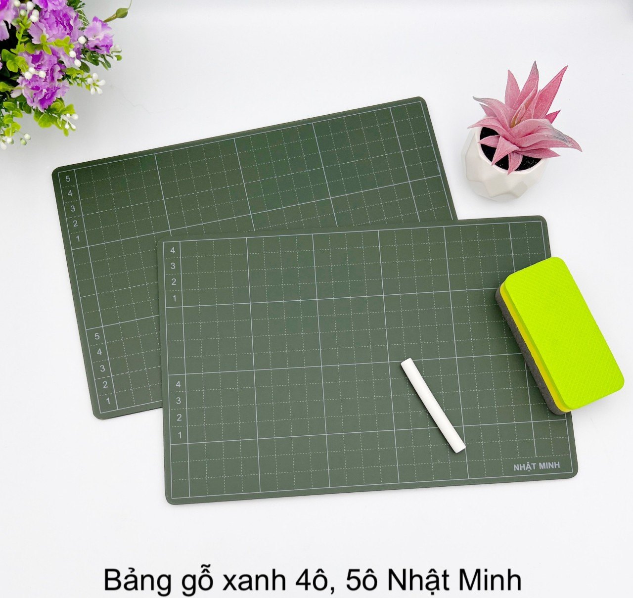 Bảng gỗ xanh Nhật Minh 2131NX - 4 ô 5 ô (31x21cm)