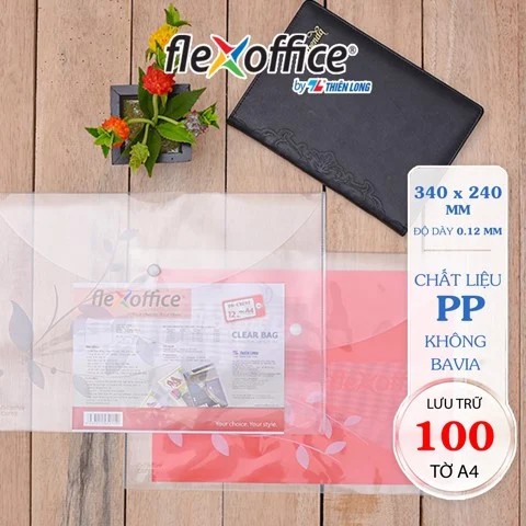 Bìa Nút A4 in (chiếc lá) FO CBF02 xấp 12 cái