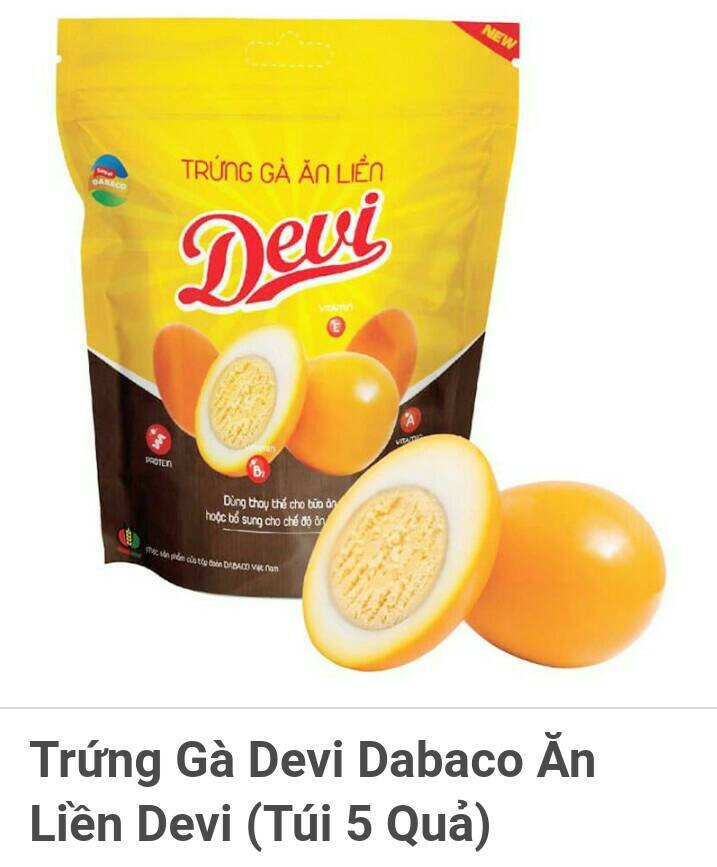 Trứng gà ăn liền DEVI - Túi 5