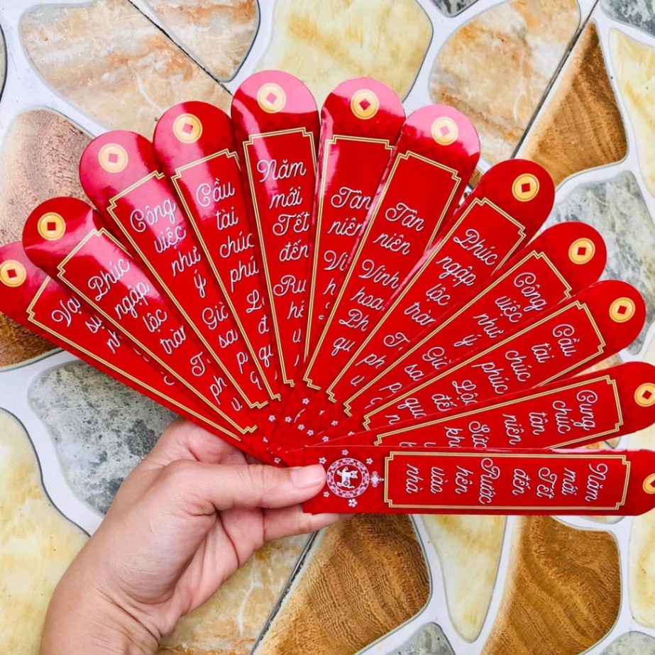 Bao lì xì Gieo quẻ không hộp (xấp 12)