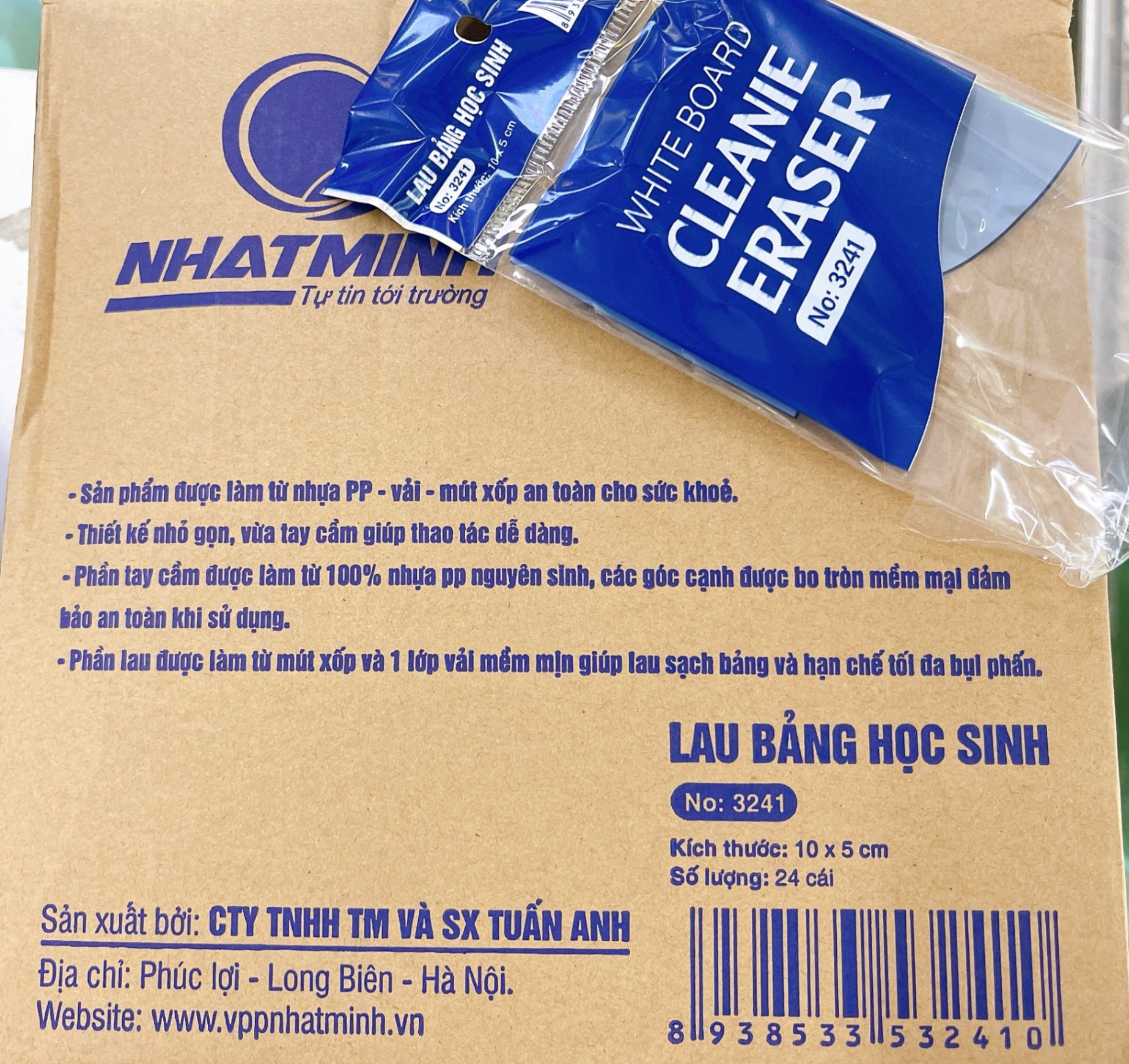 Lau bảng Nhật Minh 3241 (Hộp 24c)