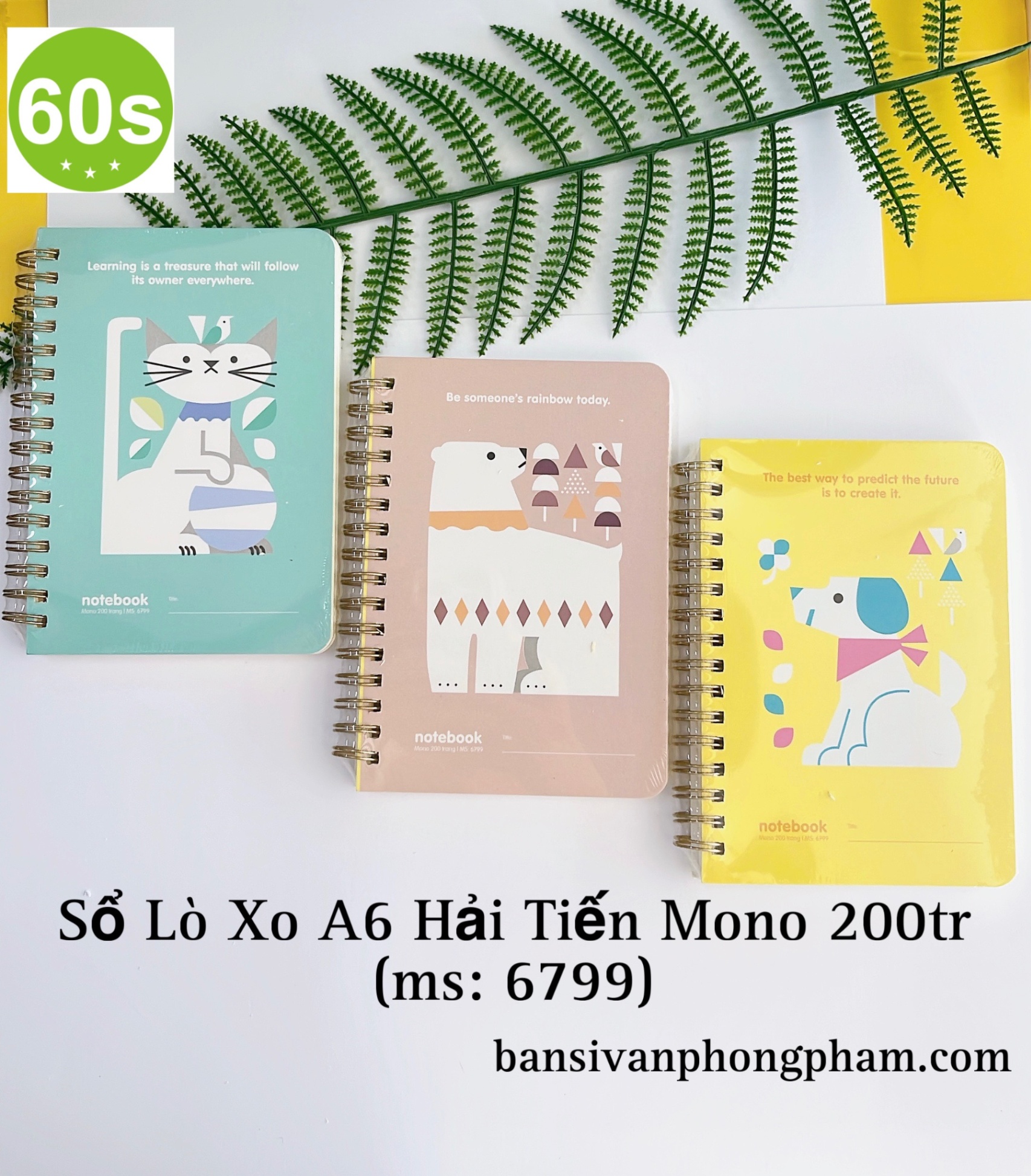 Sổ Lò Xo A6 Hải Tiến MONO 200tr 6799