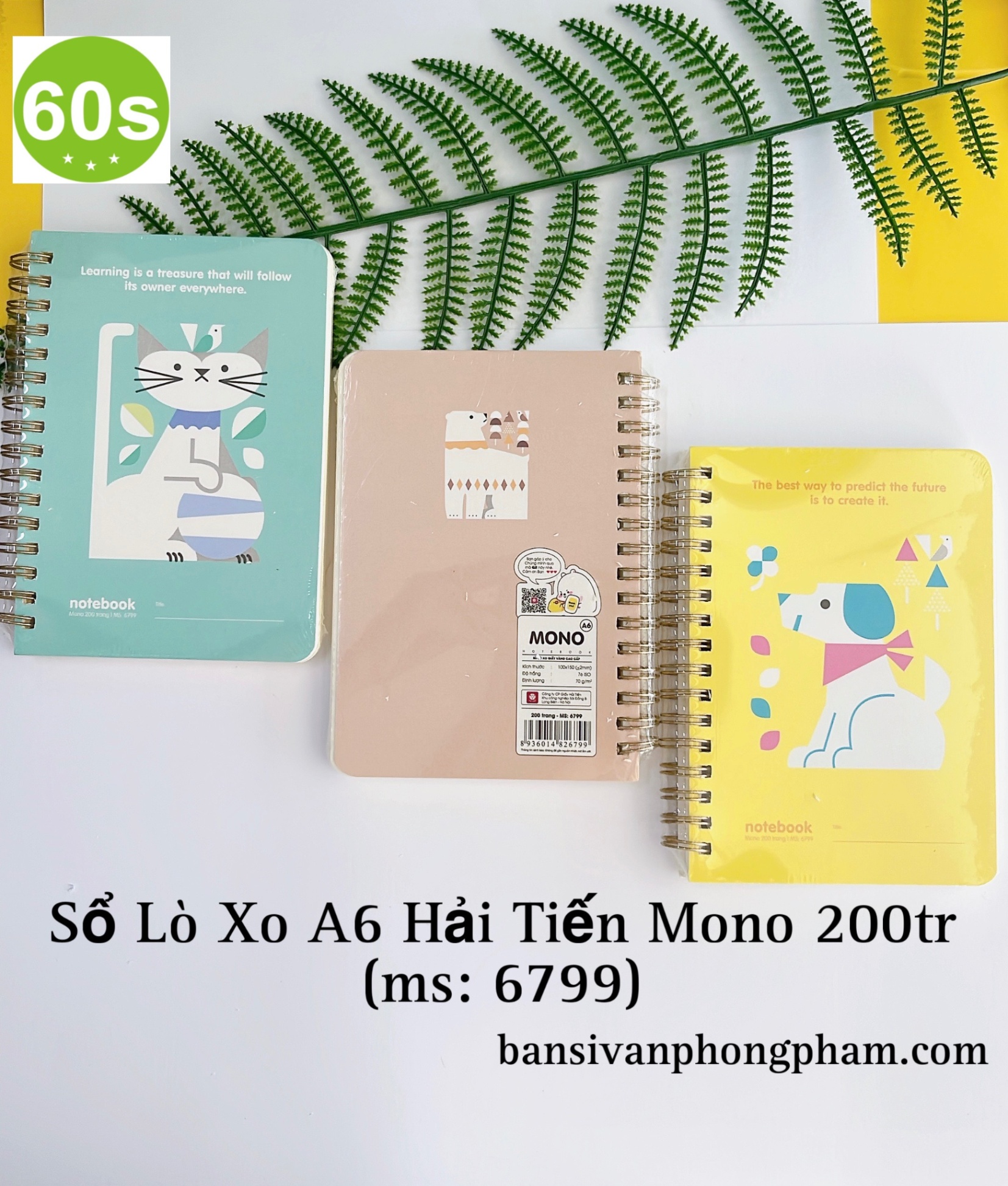 Sổ Lò Xo A6 Hải Tiến MONO 200tr 6799