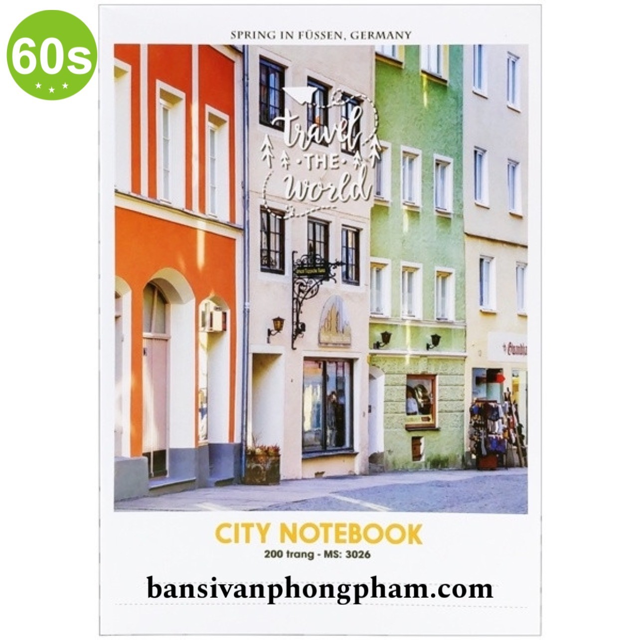 Vở sinh viên Hải Tiến CITYBOOK ĐL60 200tr 4 ly ngang