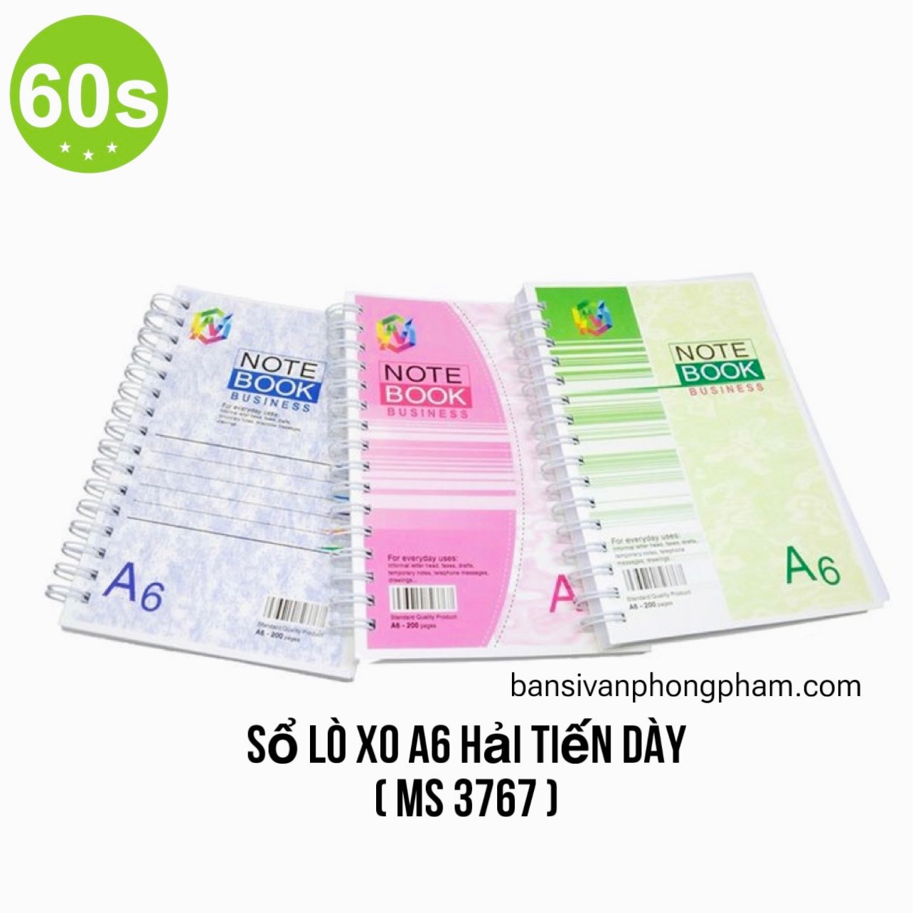 Sổ Lò Xo A6 Hải Tiến Dày 3767