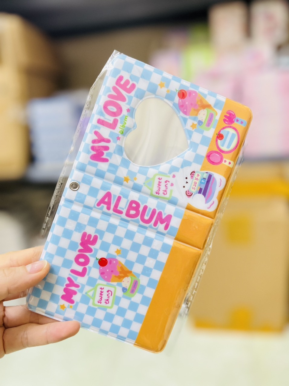 Sổ album ảnh cute (18 tờ, 36 ảnh)