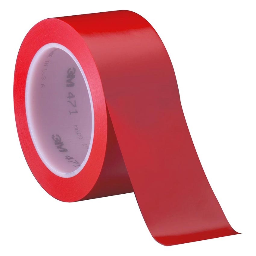 Băng keo dán nền đỏ 48mm-33m (cây 6 cuộn)