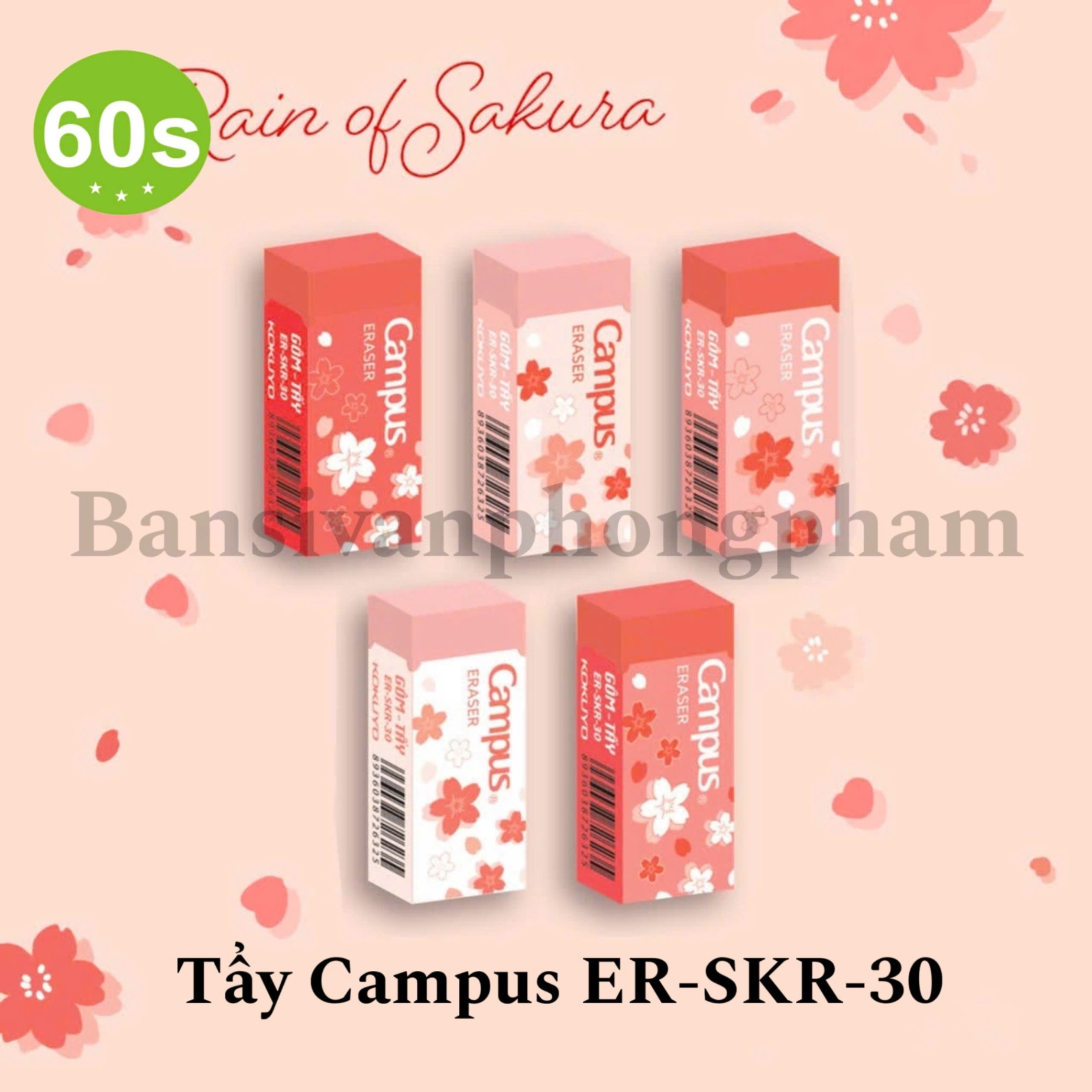 Tẩy Campus ER-SKR-30 hộp 30