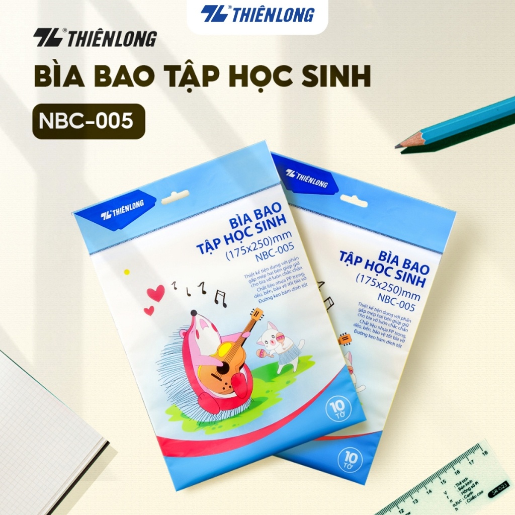 Bìa bao sách NBC-005 (175x250)mm - Xấp 10c