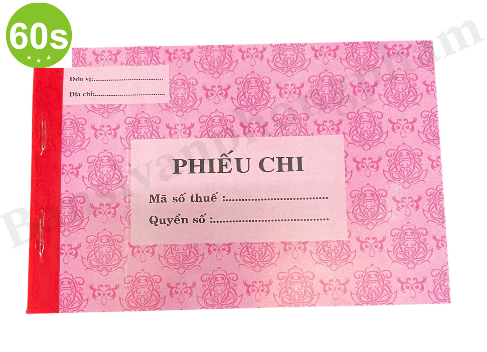 Phiếu chi 2 liên (19.5x12.5, 25 bộ)