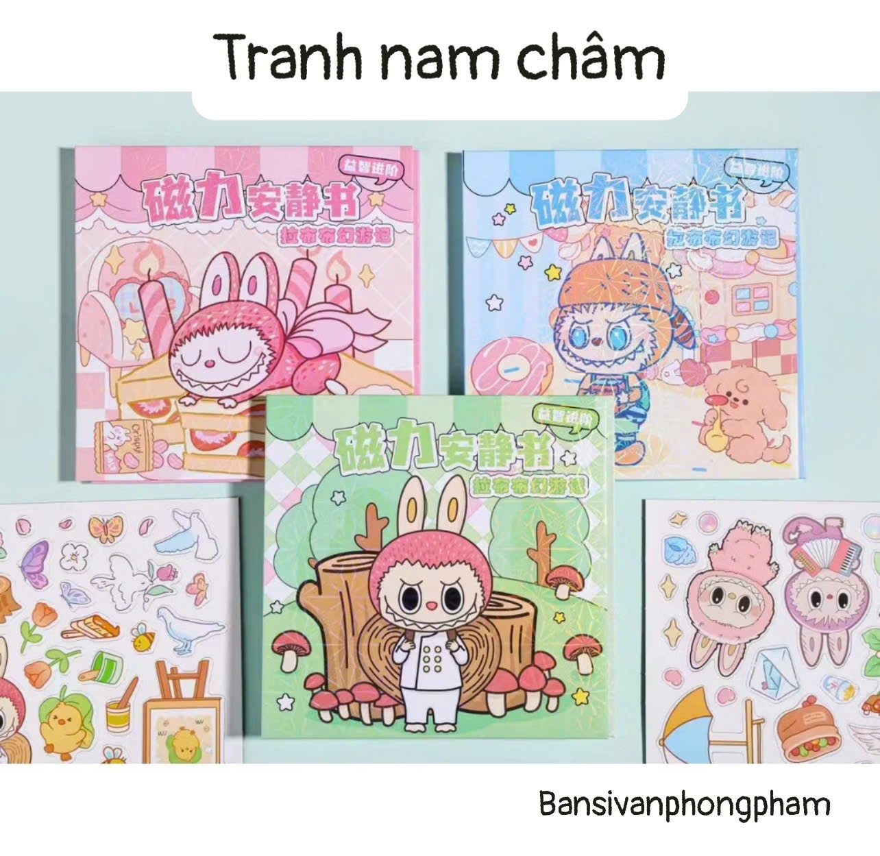 Tranh nam châm Labubu