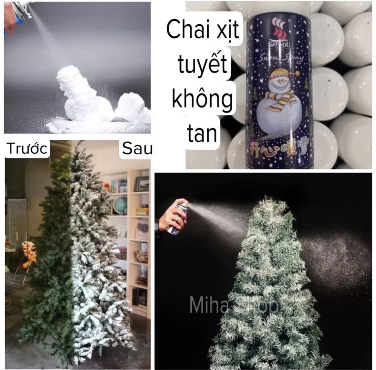 Bình xịt tuyết không tan