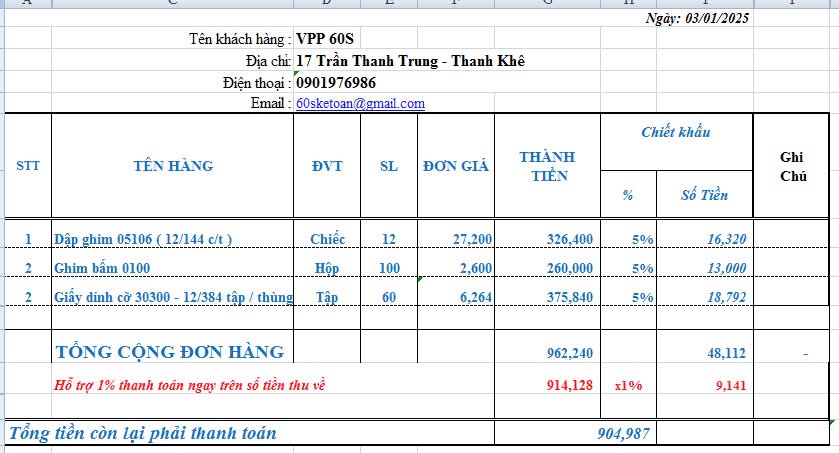 Giấy xếp sao trơn 4 màu (540 tờ)