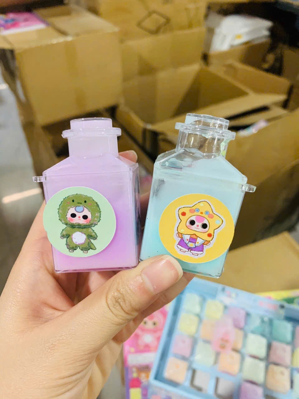 Slime sữa Baby Three (Hộp 24 cái)