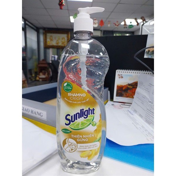 Nước rửa chén Sunlight 750g chai vòi