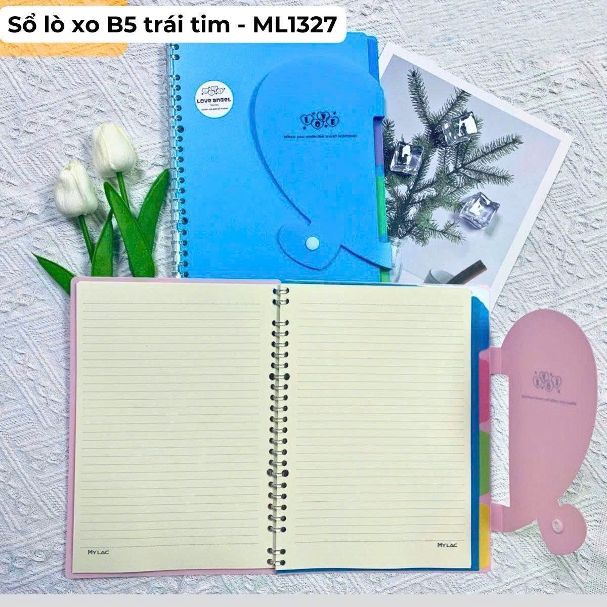Sổ lò xo B5 Mylac ML1327 120tr