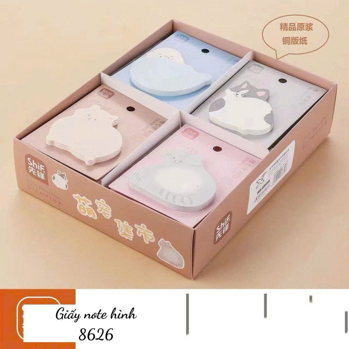 Giấy note mèo 8626 (Hộp 36)