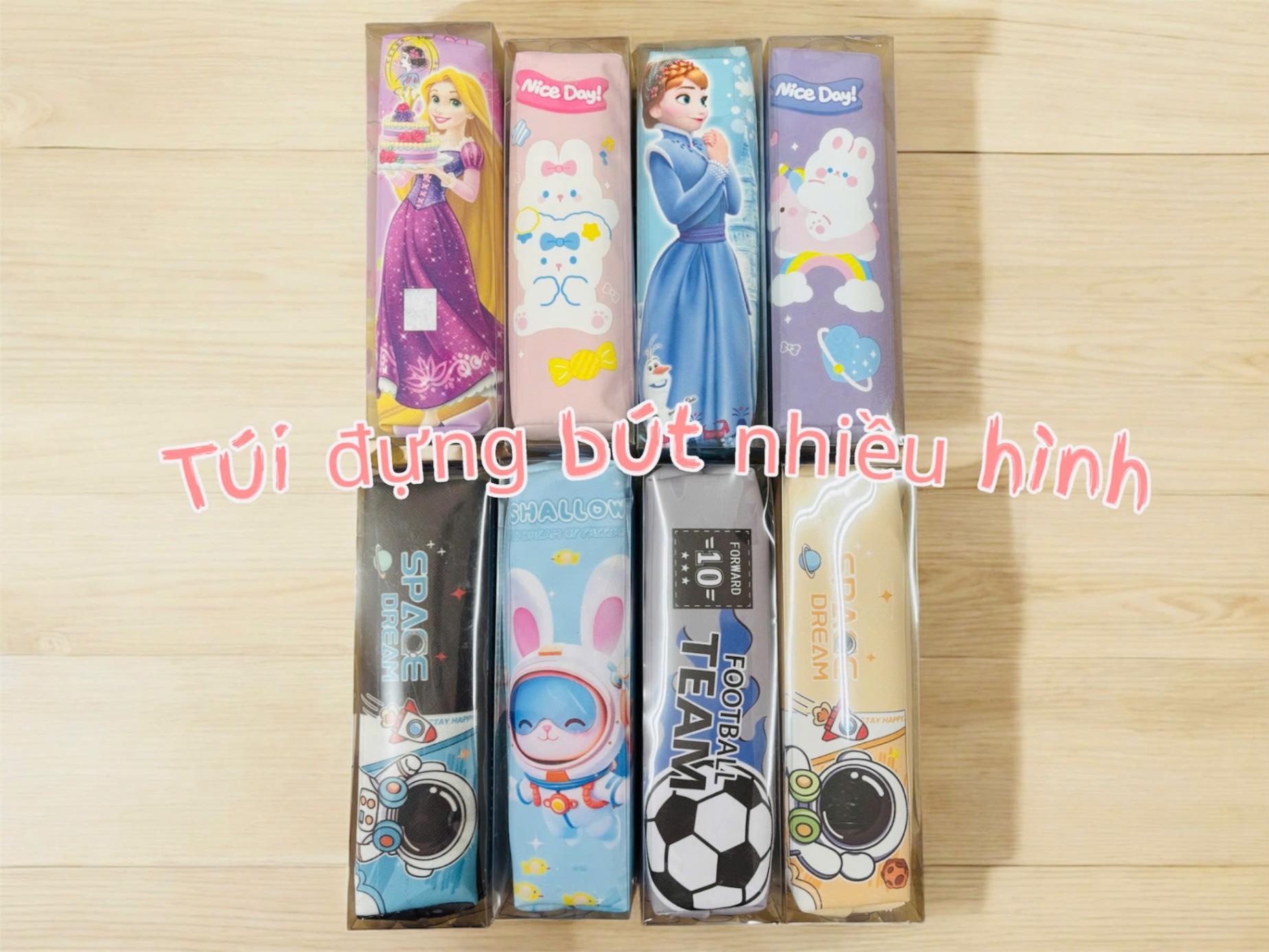 Túi đựng bút nắm nhiều hình