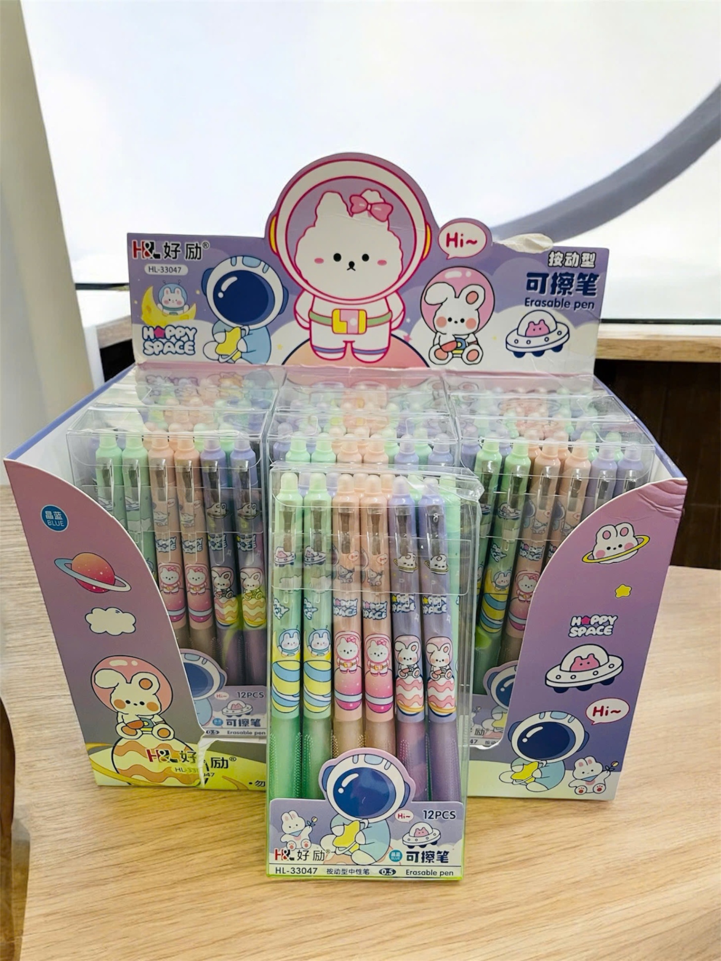 Bút gel Xanh xóa được 33047 (Hộp 12)