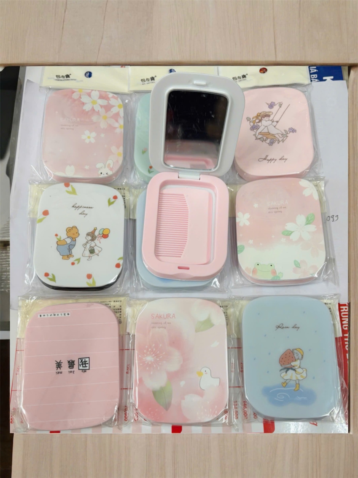 Bộ gương lược 888