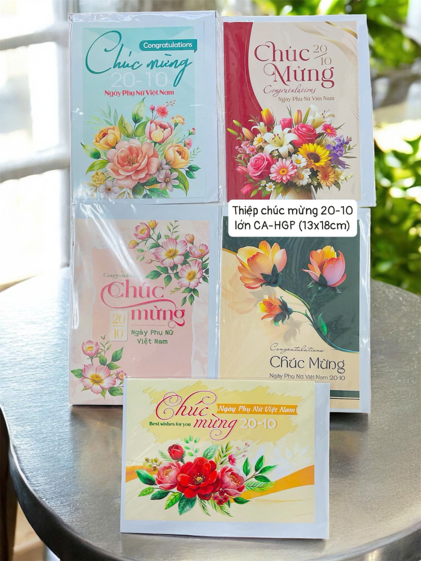 Thiệp chúc mừng 20-10 lớn CA-HGP (13x18cm)