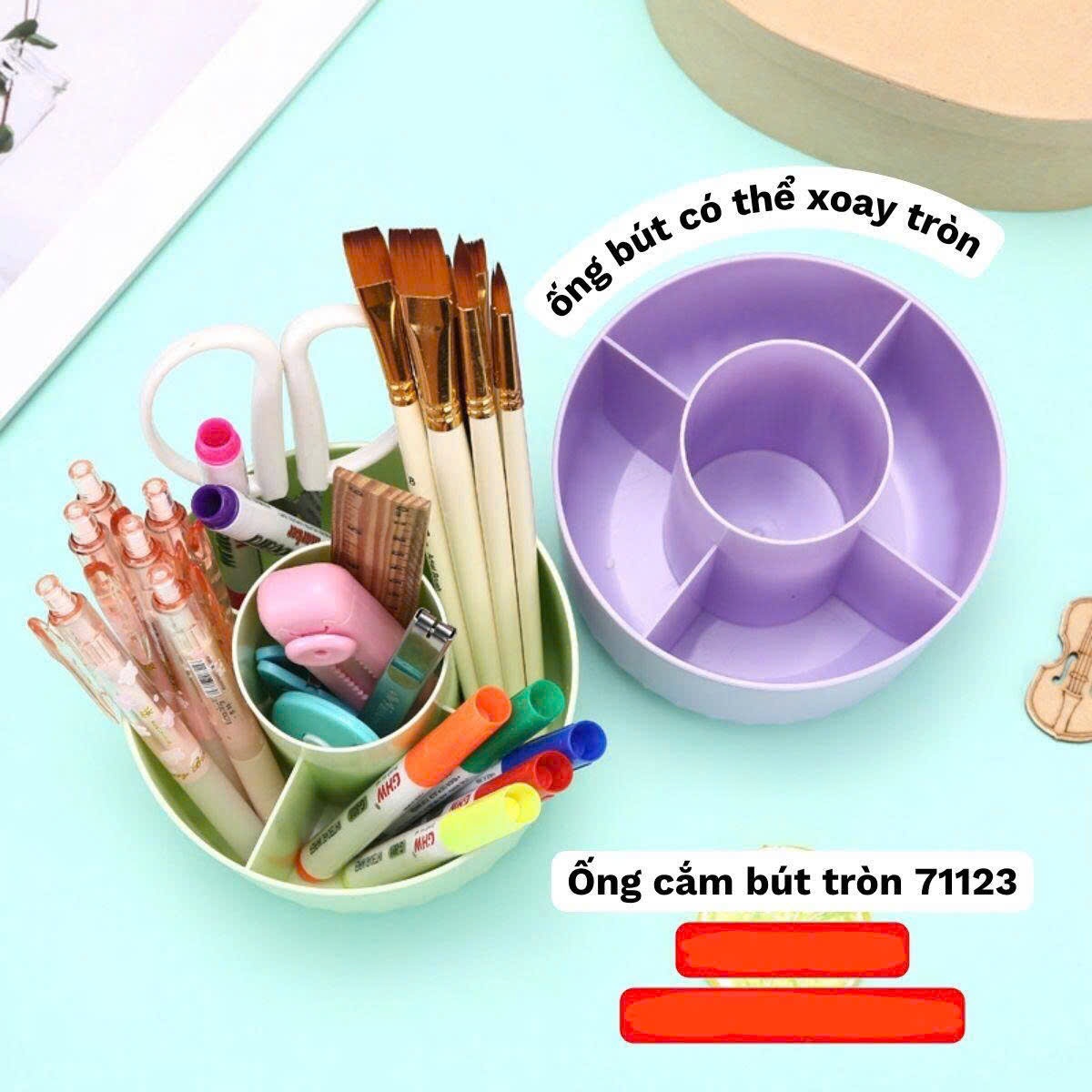 Ống đựng bút xoay tròn 71123