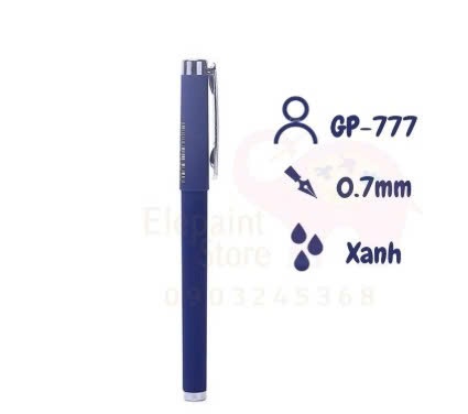 Bút Gel GP-777 - Xanh (Hộp 12) (HĐ 8%)
