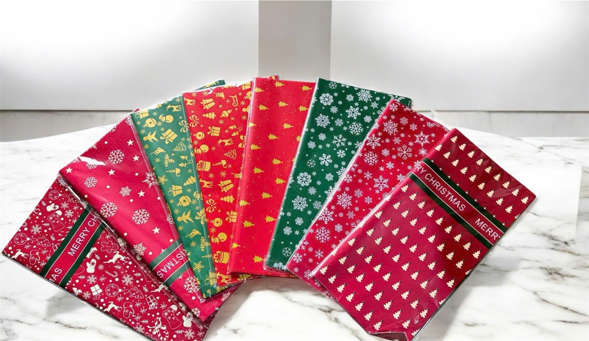 Giấy gói quà noel ( xấp 25 tờ)