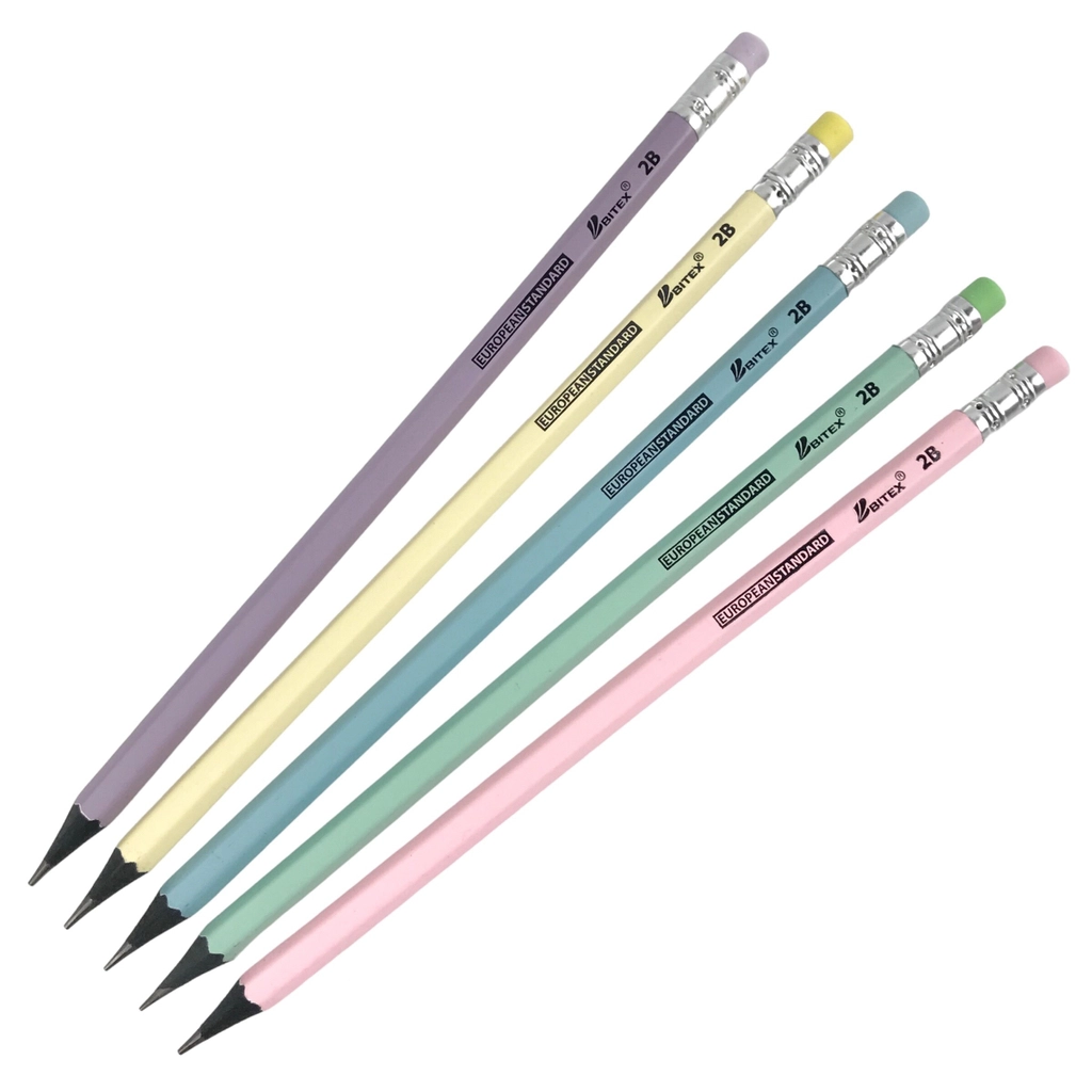 Bút chì gỗ 2B Bitex PC21 (Hộp 30)(HĐ 8%)
