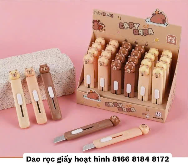 Dao rọc giấy Cappy No.8172 (Hộp 24)(HĐ 8%)