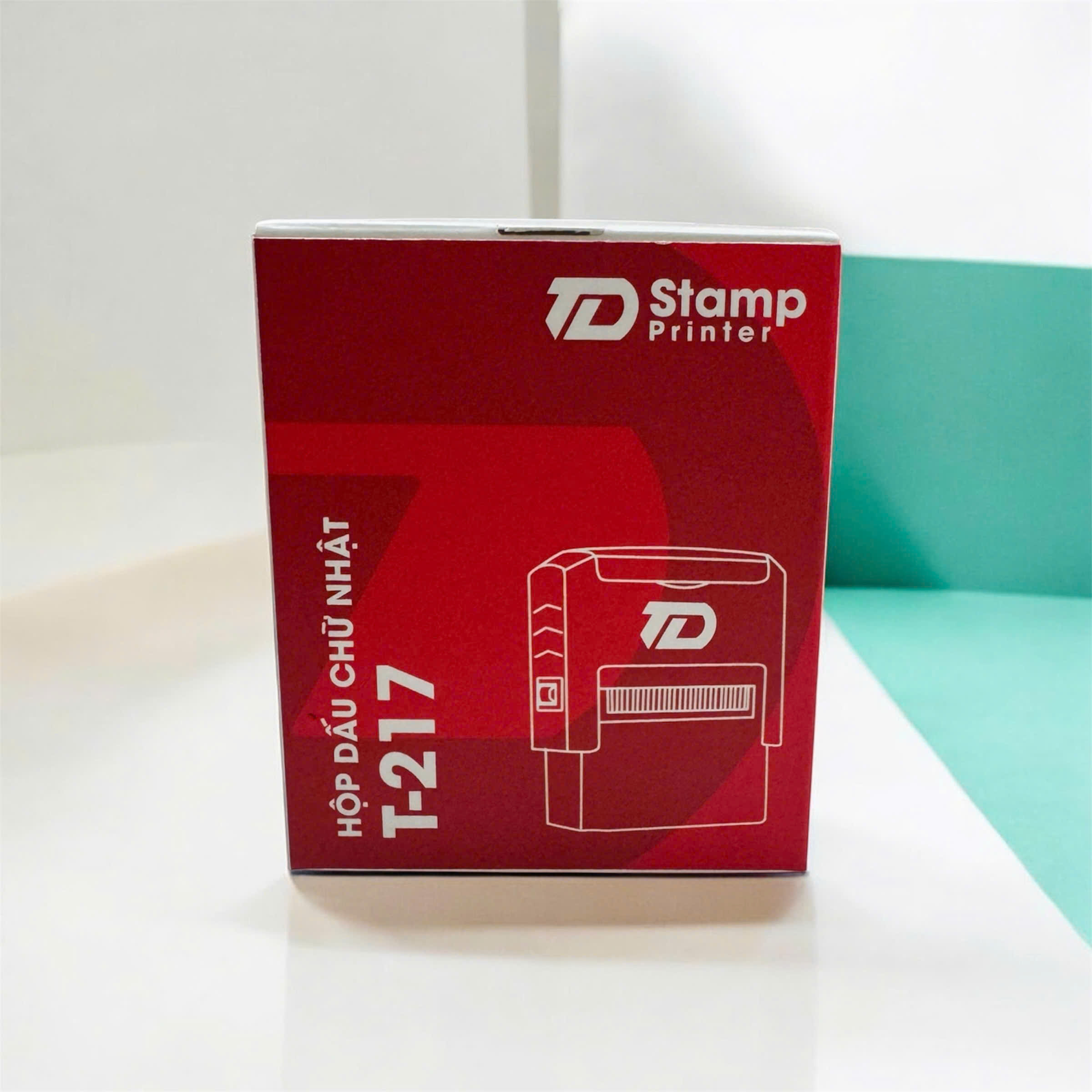 Dấu tên 2 dòng T217 1.8x5.2cm (nội dung theo yêu cầu)